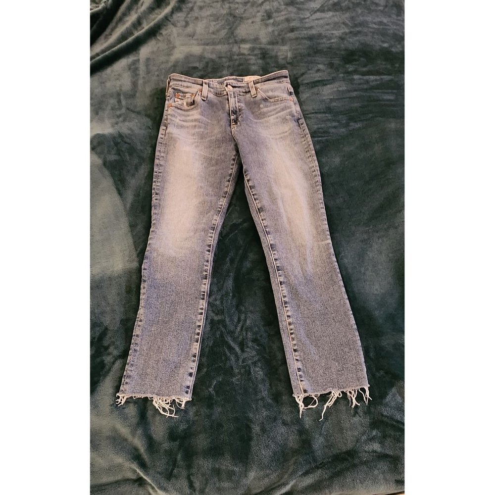 Adriano Goldschmied Mari Crop High-Rise Straight Jeans Size 28 NWOT